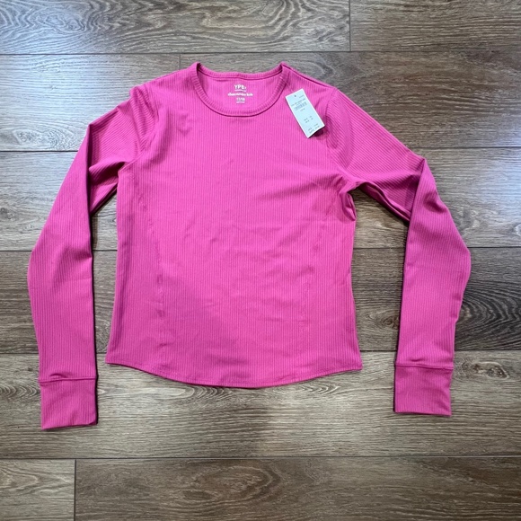 abercrombie kids Other - Abercrombie kids YPB Girl's Athletic Long Sleeve Top, Pink, Size 17/18, NWT